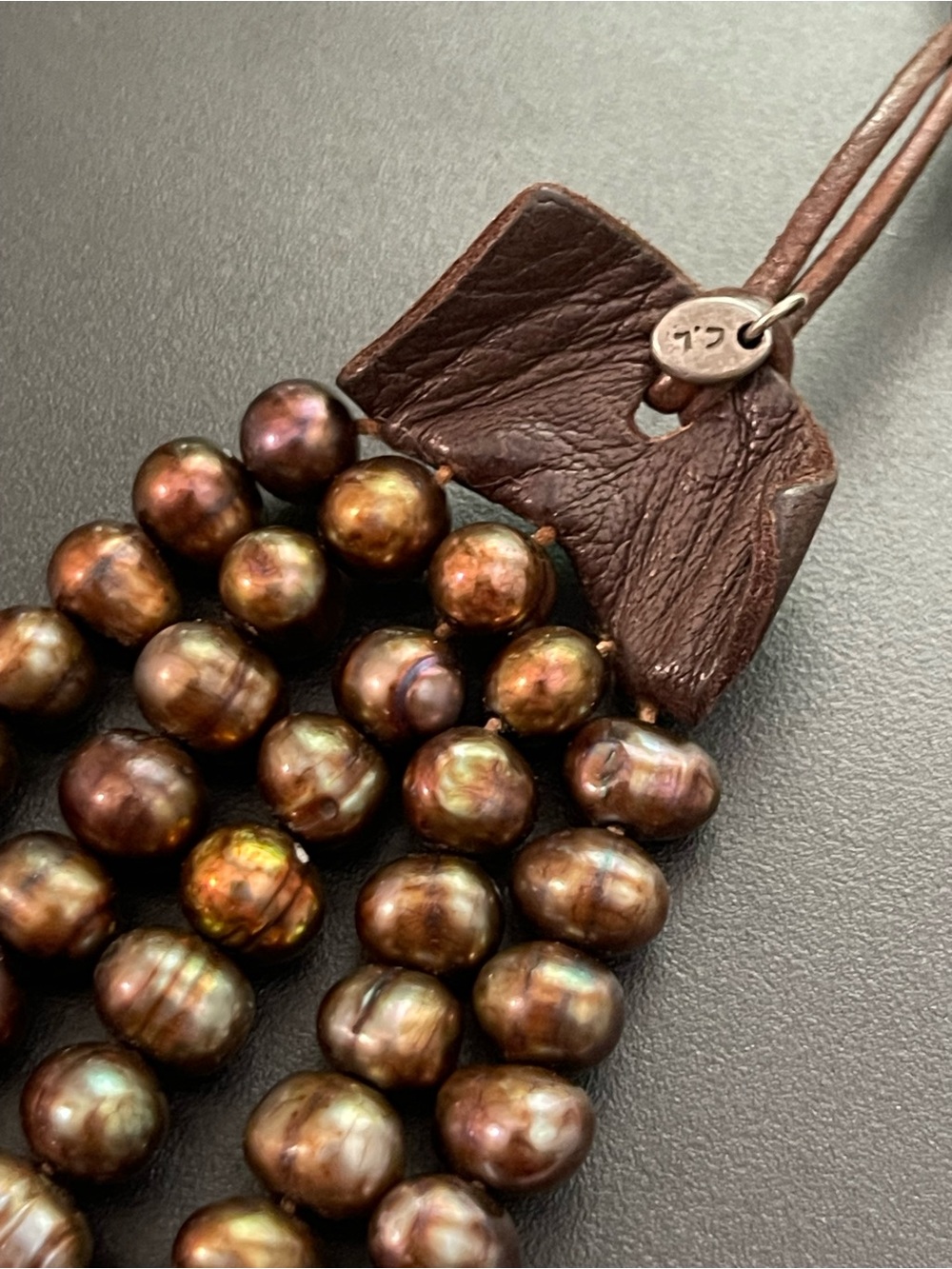 Vintage Chan Luu Multi-Strand Iridescent Brown Pearl Bracelet - Brand: